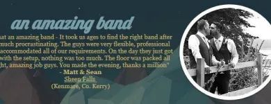 Business 3 image SUREFIRE TRIO Wedding Venues in Dublin IE


